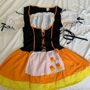 Candy Corn Witch Costume